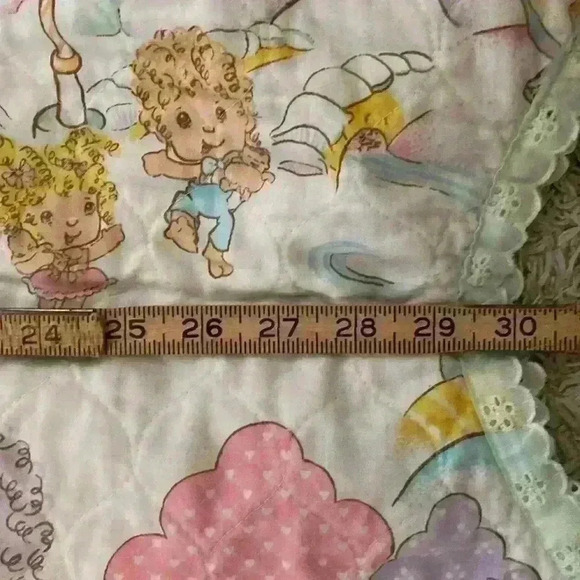 Vintage 80s Hugga Bunch Crib Blanket - Picture 9 of 12